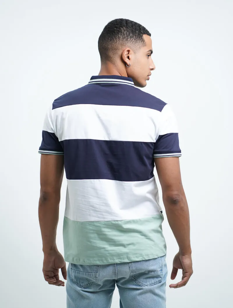 Polo color block